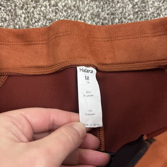 Set Of 2 Halara Tummy Control Pocket Faux Suede Leggings - Picture 4 of 13